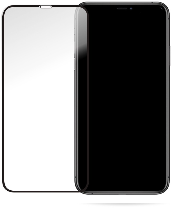 Actual product image Mobilize Black frame glass (1 Piece, Apple iPhone XS Max, Apple iPhone 11 Pro Max)