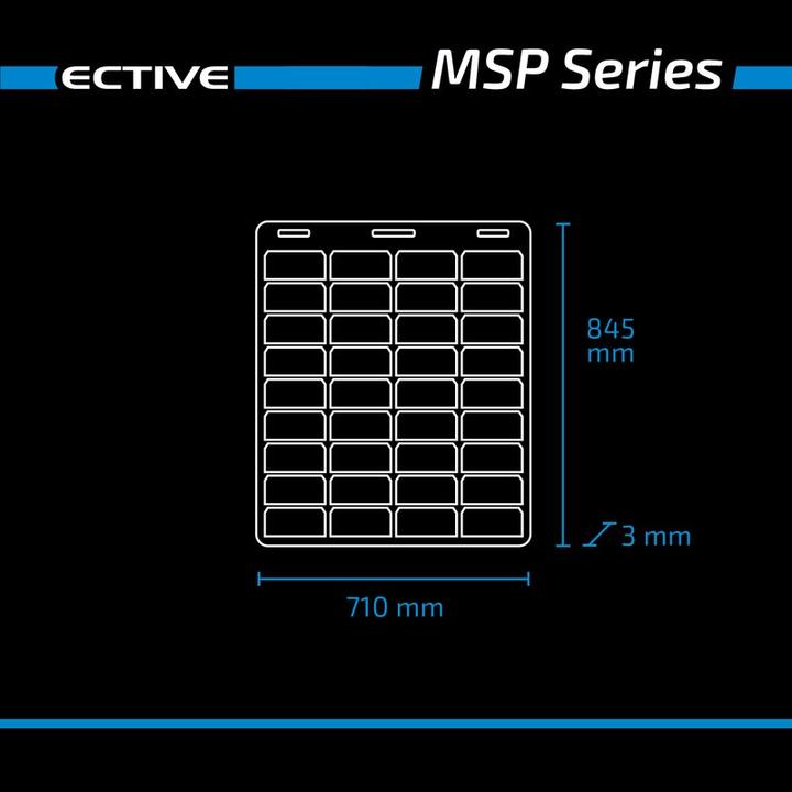 Produktbild Ective MSP 100 Flex flexibles Solarmodul monokristallin 100W (100 W, 1.90 kg)