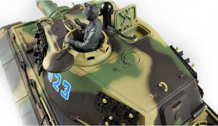 Actual product image Amewi King Tiger Porsche Tower/2.4GH Metal Chains/Metal Gearboxes/QC (RTR Ready-to-Run)