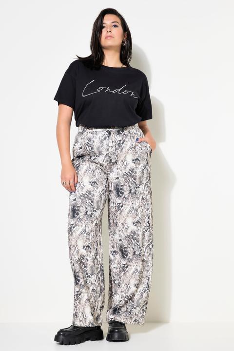 Produktbild Studio Untold Hose, Wide Legs, High Waist, Snake-Print (52)