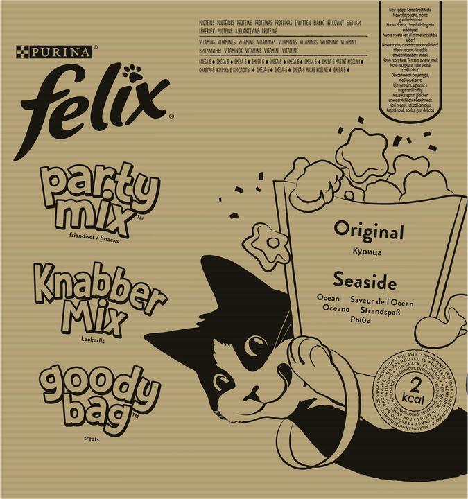 Produktbild Felix Party Mix Seaside and Original (Adult, 16 Stk., 960 g)