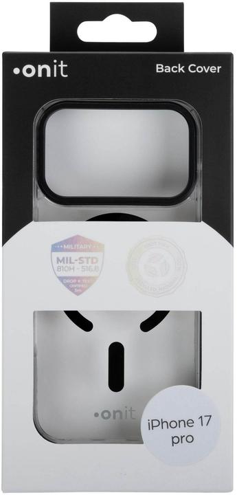 Produktbild Onit Back Cover Armorix iPhone 17 Pro Schwarz transparent (Apple iPhone 17 Pro)