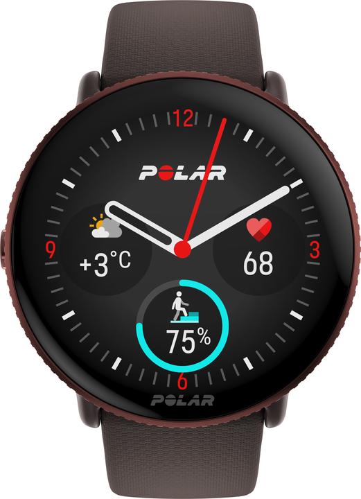 Productafbeelding Polar Ignite 3 (1.28") AMOLED Bruin GPS (satelliet) (43 mm)