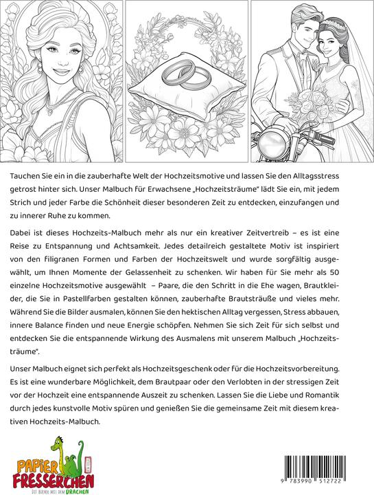 Immagine prodotto Sogni di nozze - Un libro da colorare per la serenità nei colori dell'amore