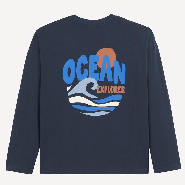 Actual product image La Redoute Collections Bedrucktes Oversize-Langarmshirt (110)