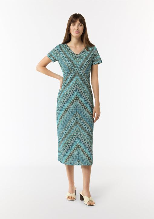 Immagine prodotto Comma Kleid Kleid aus Strickjersey mit grafischem Muster (32)