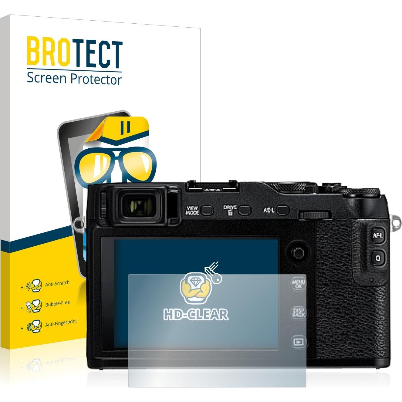 BROTECT Schutzfolie Displayschutz Klar (Displayschutz, X-E3), Kameraschutz, Transparent