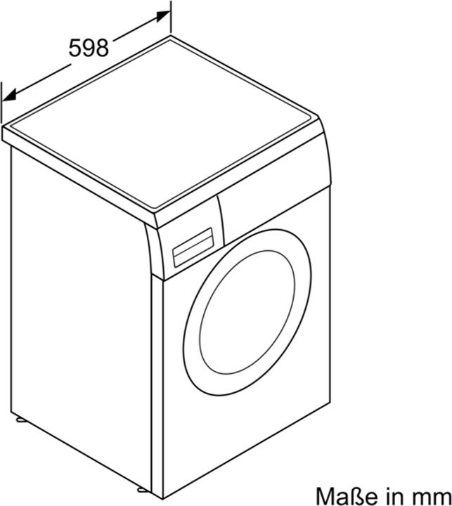 Actual product image Bosch Hausgeräte WUU28T48 (8 kg, Left, EU plug)