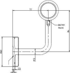 Produktbild OK-Line Handlaufst+AMMAvA-tzen OKLINE (Edelstahl)