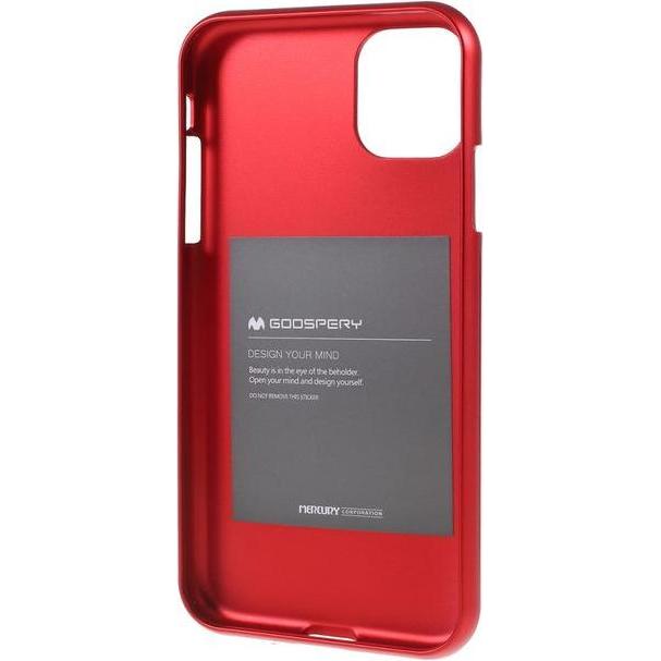 Thumbnail - Goospery iJelly Metal Series (Apple iPhone 11 Pro Max), Smartphone Hülle, Rot