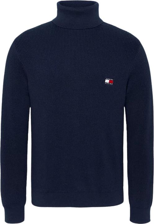 Produktbild Tommy Hilfiger Tommy Jeans Slim Fit Coltrui met wol - Donkerblauw - Maat S (S)