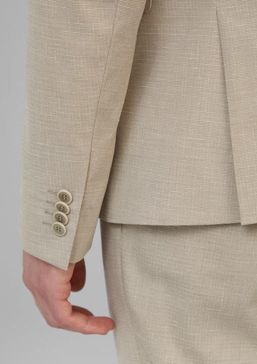 Image du produit S.Oliver Indoor-Sakko s.O PURE: Fein gemustertes Sakko im Slim Fit (48)