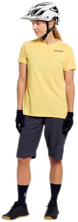 Actual product image Troy Lee Designs Womens Lilium Pro Short Shell, Mono, carbon, XS (XS)