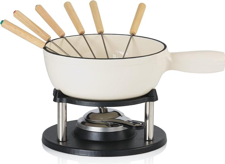 BBQ-Toro Fondue Set für 6 Personen (9-teilig) (Fondue Bourguignonne, Käsefondue, Schokoladenfondue)