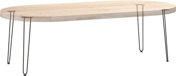 Produktbild VidaXL Haarnadelbeine 4 Stk. Anthrazit 72 cm Massivstahl Hairpin Tischbein