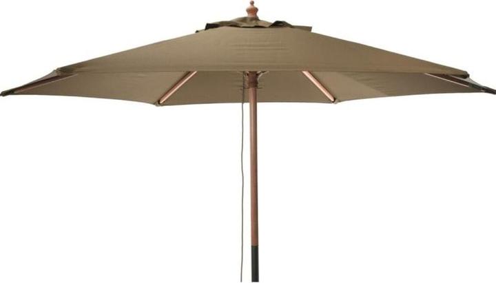 ProGarden Parasol Ogrodowy Drewniany 250cm Składany Piaskowy