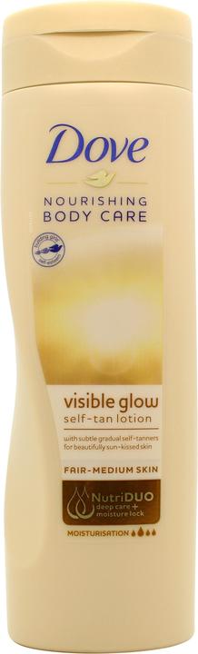 Dove Nourishing Body Care Visible Glow Self-Tan Lotion - SamoopalovacÃ pÅ™Ãpravek Fair-Medium (L (Self tanning foam, 250 ml)