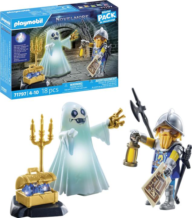 Immagine prodotto Playmobil Fantasma e cavaliere del castello (71797, Playmobil Novelmore)