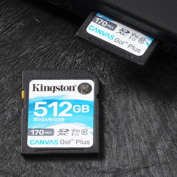 Produktbild Kingston Canvas Go! Plus (512 GB, SDXC, U3, UHS-I)