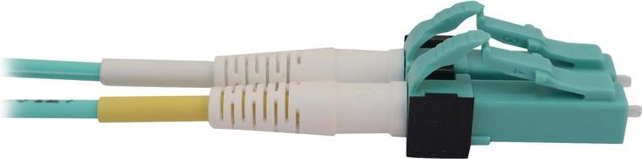 Actual product image Eaton 40/100G Multimode 50/125 OM4 Fibre Optic Cable 12F MTP/MPO-PC to 4x Duplex LC/PC F/M (1 m)