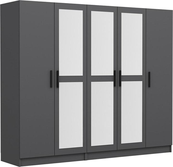 Anthrazit matt, Anthracite, Spiegel