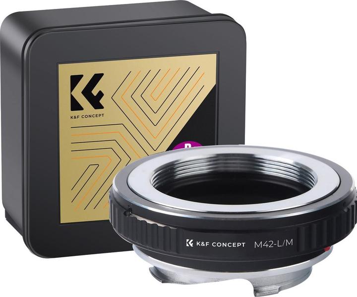 Actual product image K&F Concept High Precision Lens Adapter Mount, M42-L/M
