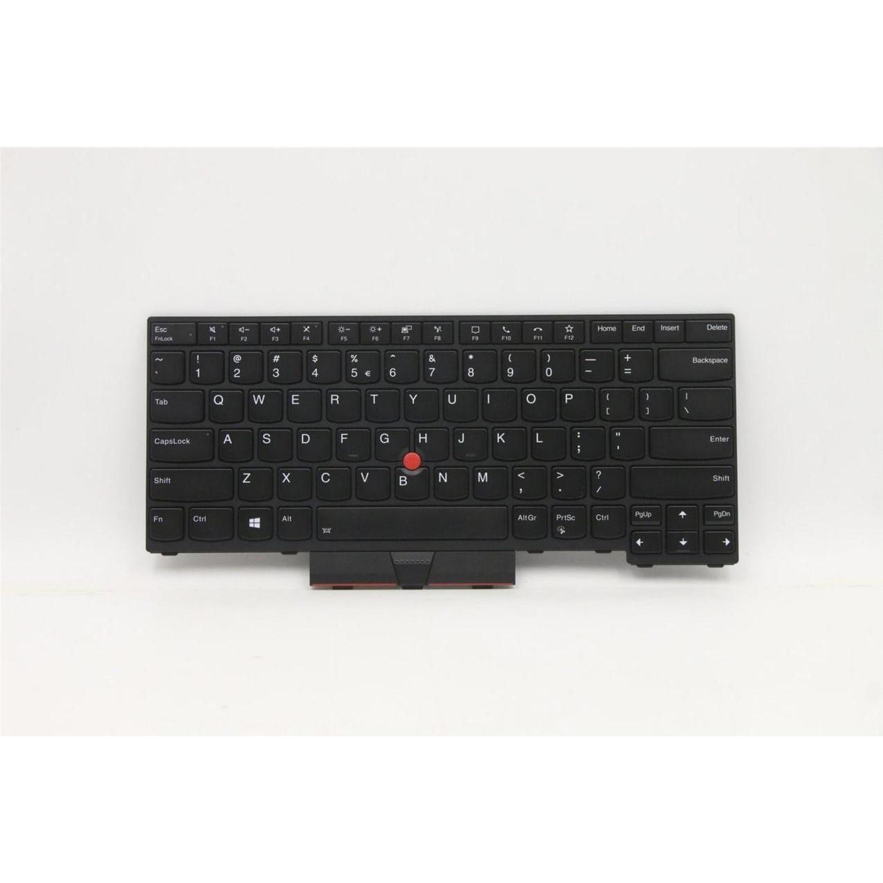 Lenovo Keyboard English U.S. with Euro, Notebook Ersatzteile, Schwarz