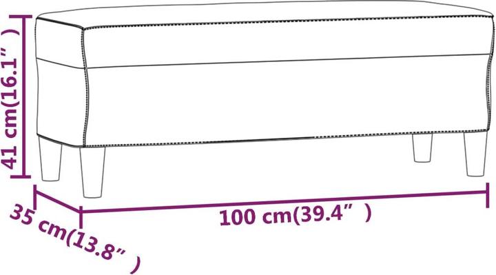 Image du produit vidaXL Bank (35 cm)