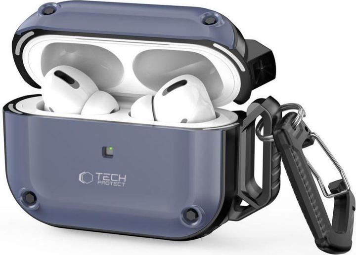 Image du produit Tech-Protect ROUGH HOOK Apple AIRPODS PRO 1 / 2 STEEL BLUE (Sac pour écouteurs)