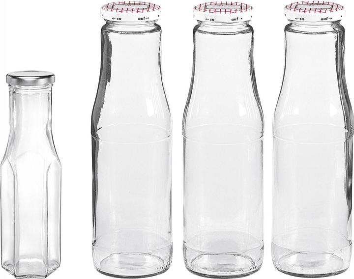 Emsy Juice bottle with 53mm TO lid 750 ml 3 pack (3 pcs., 0.75 l)
