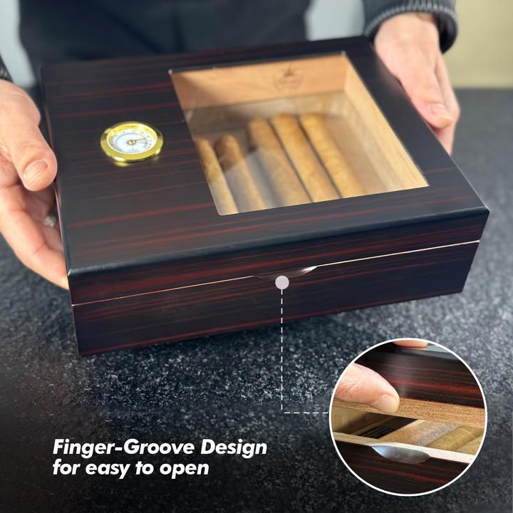 Immagine prodotto Slege Zigarren-Humidor mit Hygrometer (30)