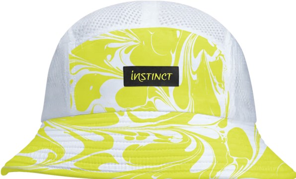 White, Yellow Swirl