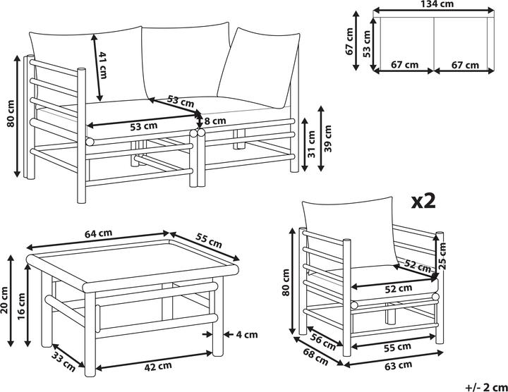 Produktbild Beliani Cerreto