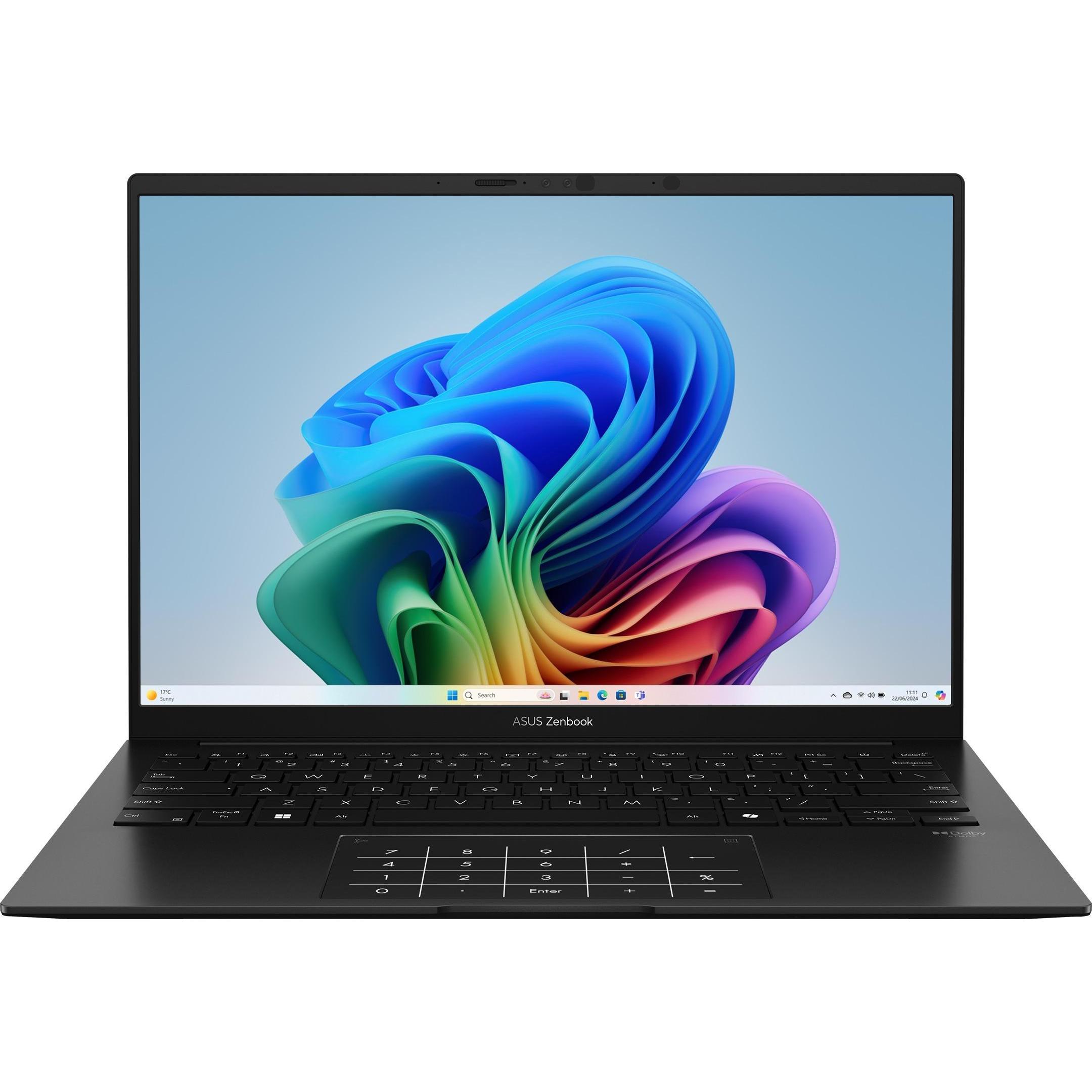 ASUS Zenbook 14 OLED/UM3406KA-OLED229X/AI7-350/14"/WUXGA/32GB/1TB/AMD intern/W11P/Schwarz/2R (14", 1