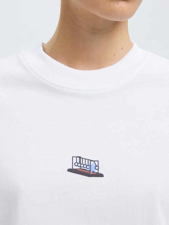 Actual product image Selected Femme Baumwoll Print T-Shirt (XS)