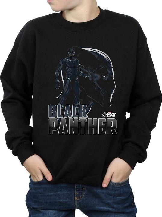Image du produit - Sweat AVENGERS INFINITY WAR BLACK PANTHER CHARACTER - Garçon (116)