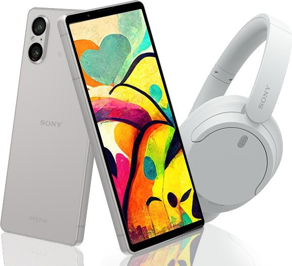 Produktbild Sony Xperia 5 V (128 GB, Platinum Silver, 6.10", SIM + eSIM, 48 Mpx, 5G)