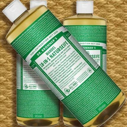 Produktbild Dr. Bronner's 18-IN-1 Mandel (Flüssigseife, 945 ml)