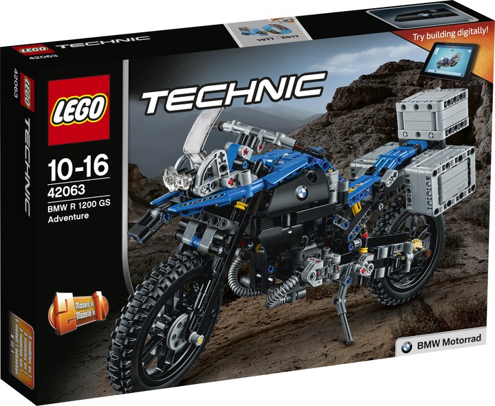 Actual product image LEGO Technic BMW R 1200 GS Adventure (42063, LEGO Technic)