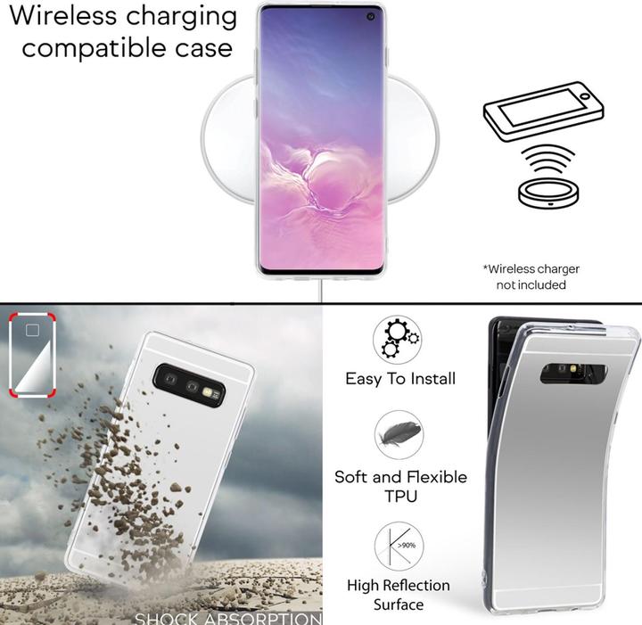 Actual product image Nalia Mirror mobile phone cover (Samsung Galaxy S10e)