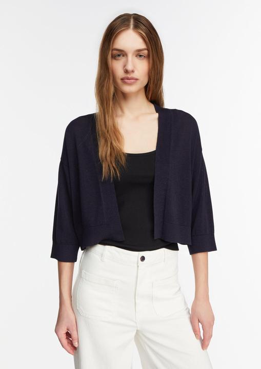 Produktbild Comma Strickjacke Superfeiner Bolero-Cardigan ohne Verschluss (S)