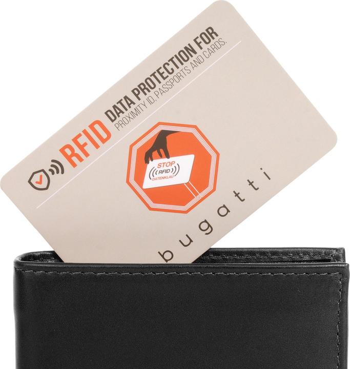 Produktbild Bugatti Nobile Geldbörse RFID Schutz Leder 10 cm