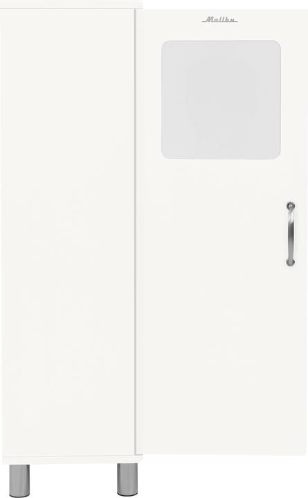 Produktbild tenzo Malibu Halbvitrine Metall/Holzwerkstoff 50x41x143 cm (50 x 41 x 143 cm)