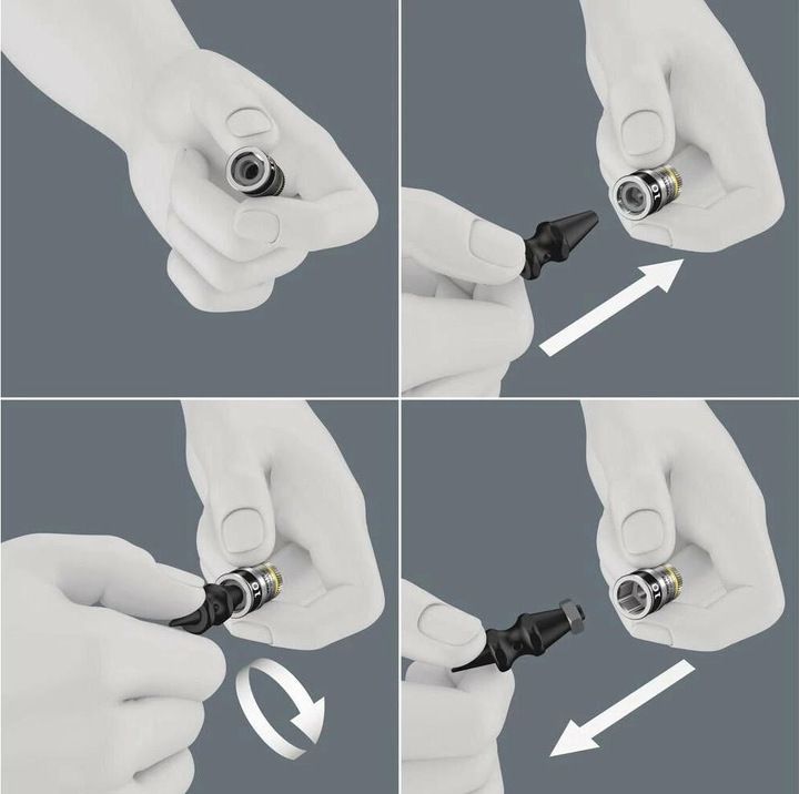 Productafbeelding Wera Externe zeskantbussen (15 mm, 17 mm, 12 mm, 19 mm, 13 mm, 16 mm, 18 mm, 10 mm, 8 mm)