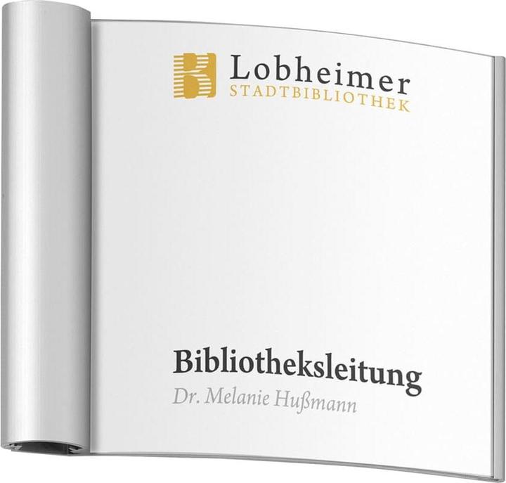 Produktbild Moedel SYDNEY™ Türschild, HxB 148 x 167 mm, Beschriftungsfläche, HxB 148 x 134 mm