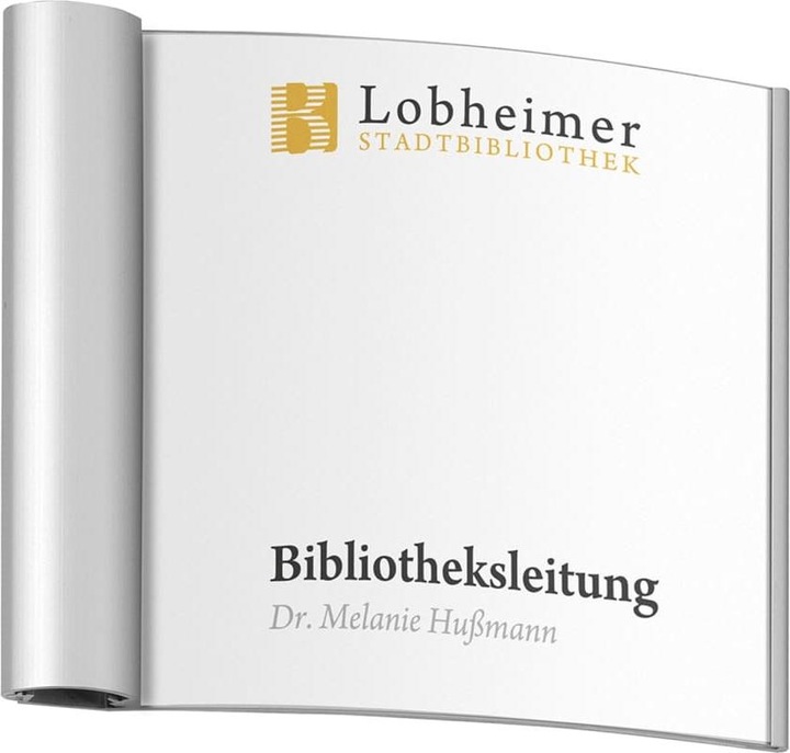 Produktbild Moedel SYDNEY™ Türschild, HxB 148 x 167 mm, Beschriftungsfläche, HxB 148 x 134 mm