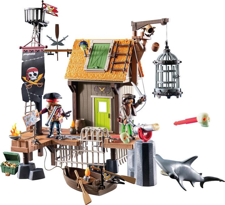 Actual product image Playmobil Pirate harbour with pirate prison
