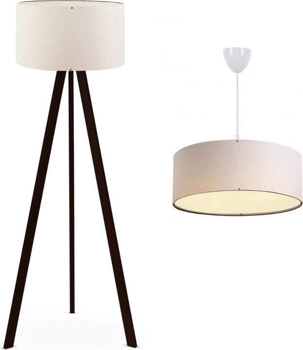 Image du produit Lux.Pro Set de lampes Scunthorpe 1 x E27 blanc crème (E27)