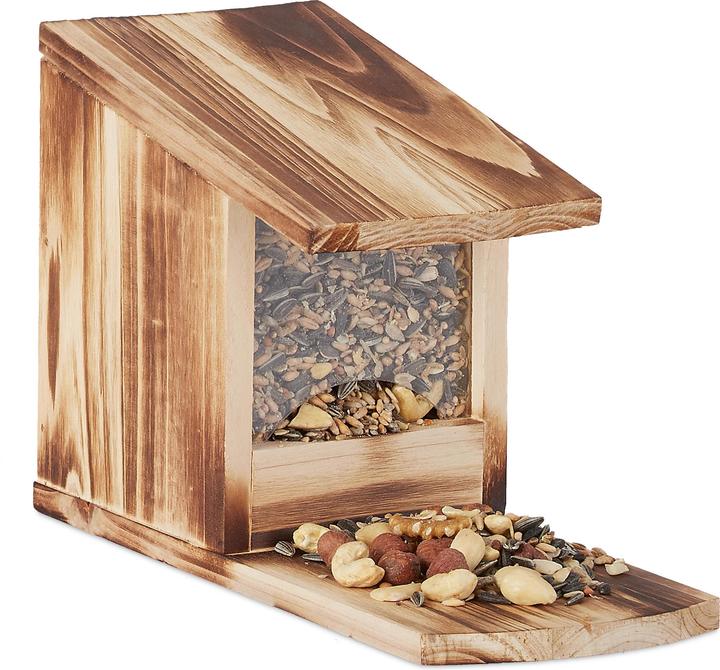 Produktbild Relaxdays Eichhörnchen Futterhaus