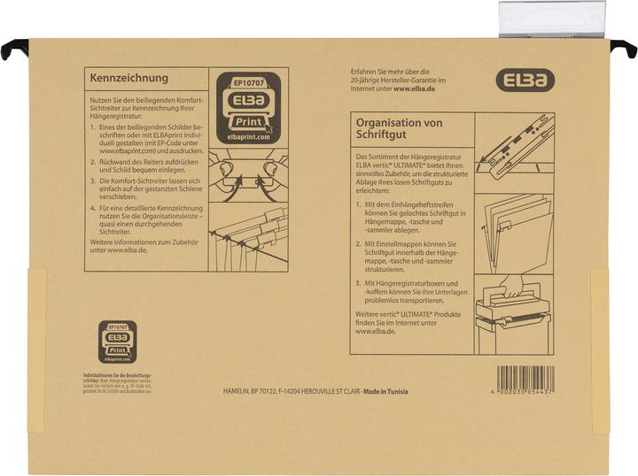 Immagine prodotto Elba Vertic 1 borsa appesa (A4, 1x)